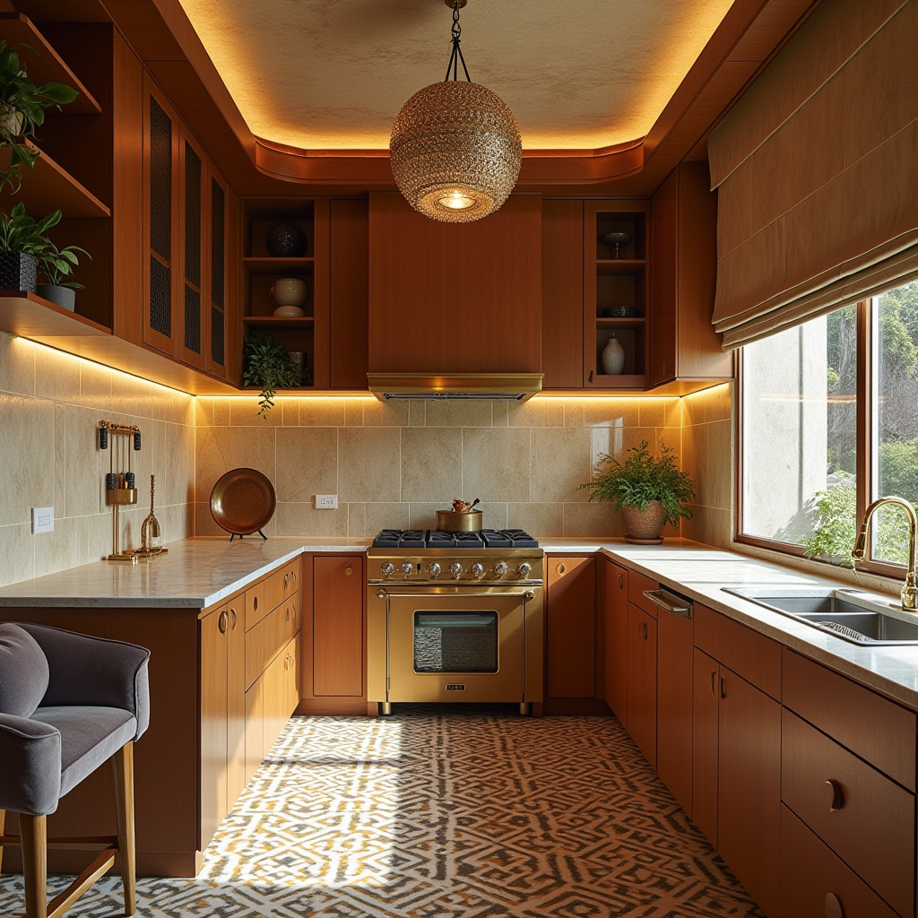 mid century boho kitchen 36