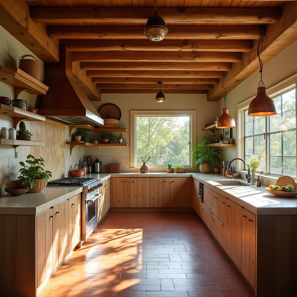 mid century boho kitchen 4