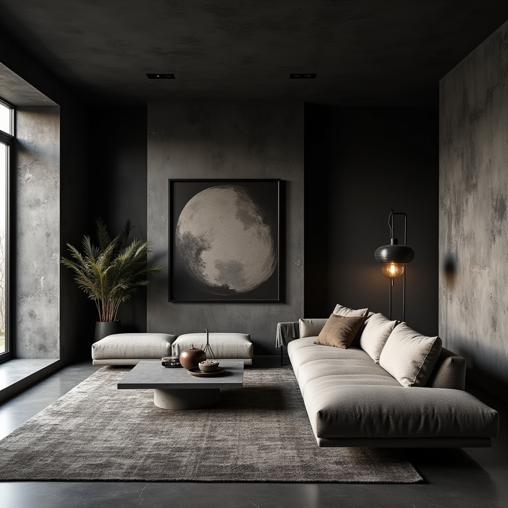 mid century boho living room 36