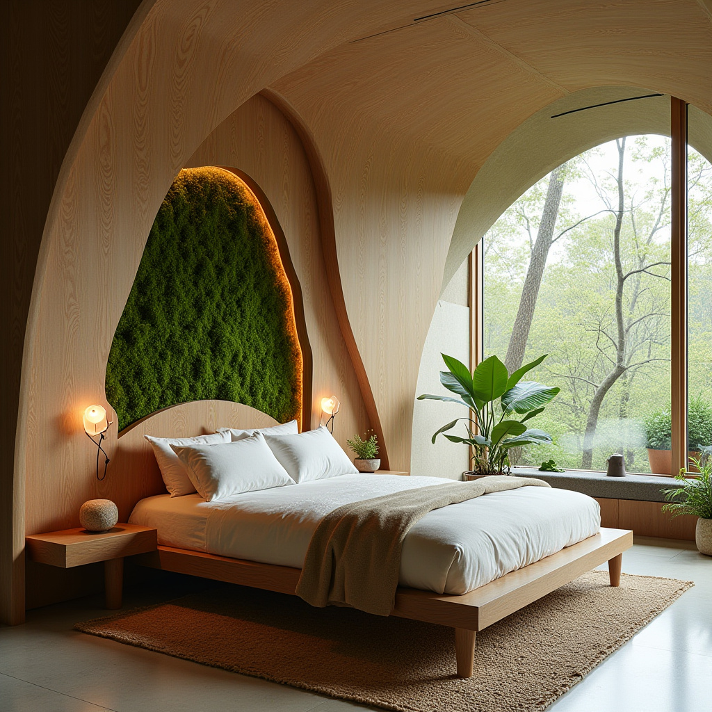 mid century modern boho bedroom 23
