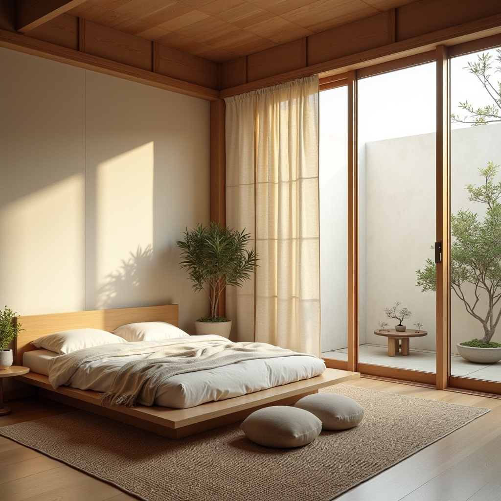mid century modern boho bedroom 29