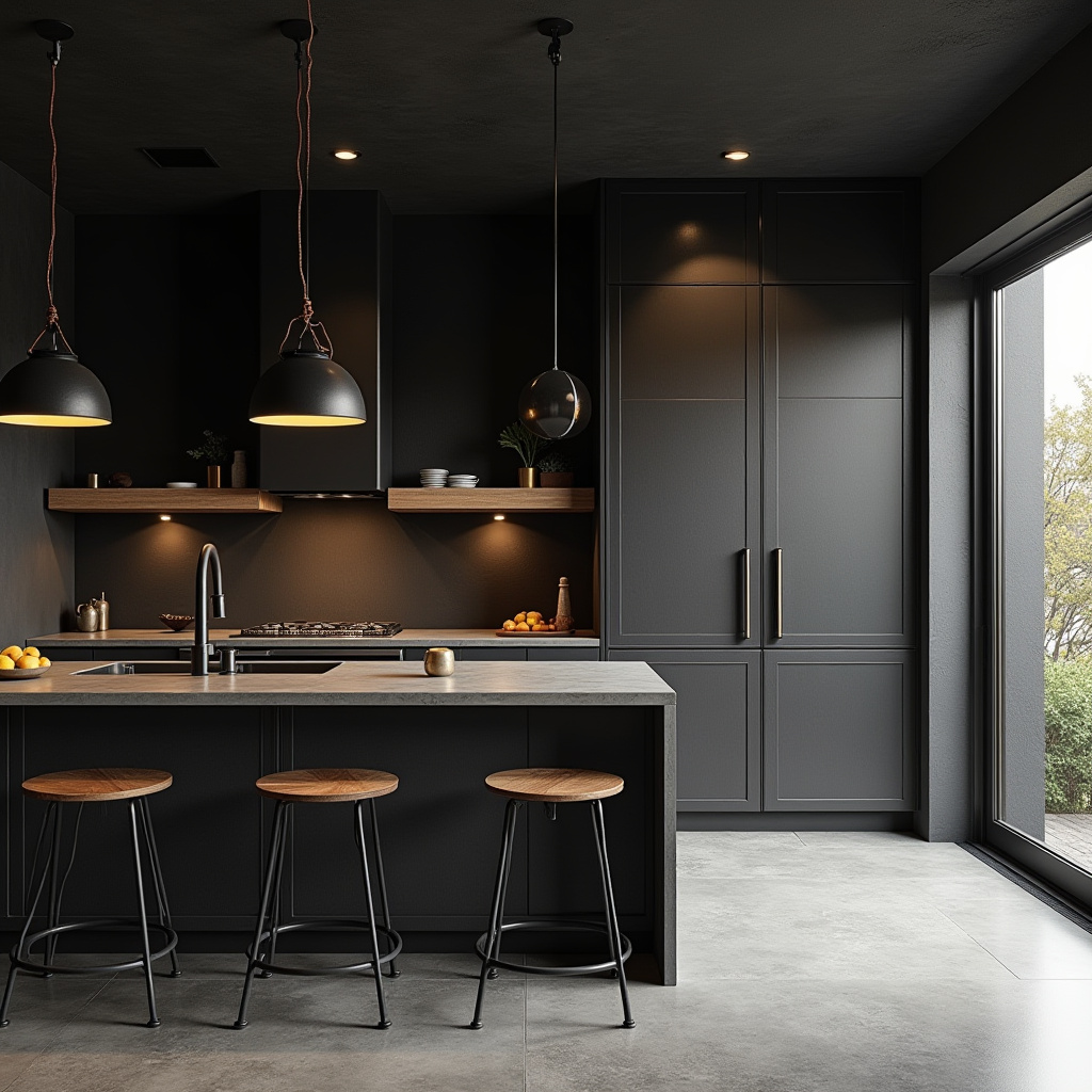 mid century modern boho kitchen 37