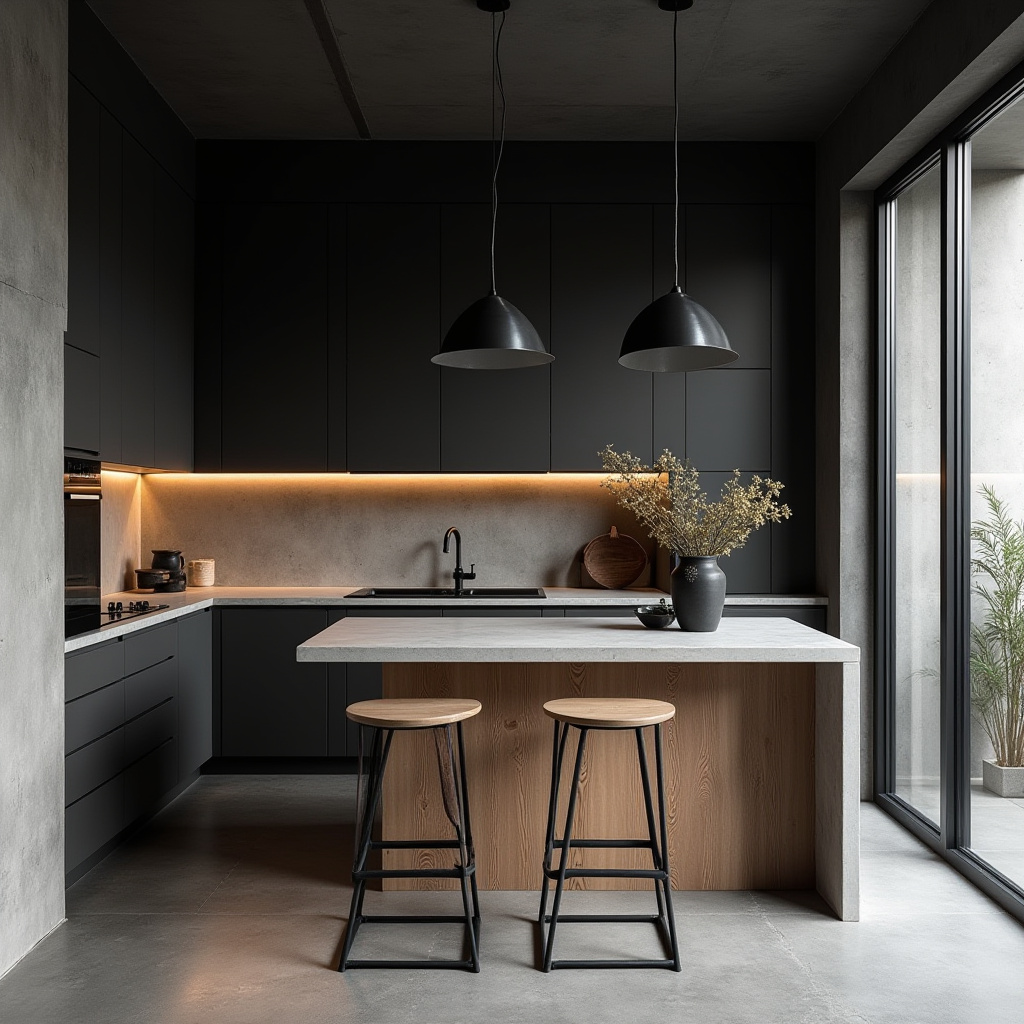 mid century modern boho kitchen 38