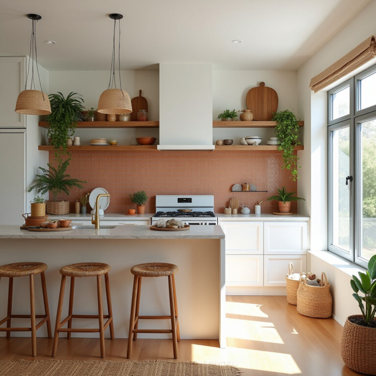 minimal boho kitchen 1