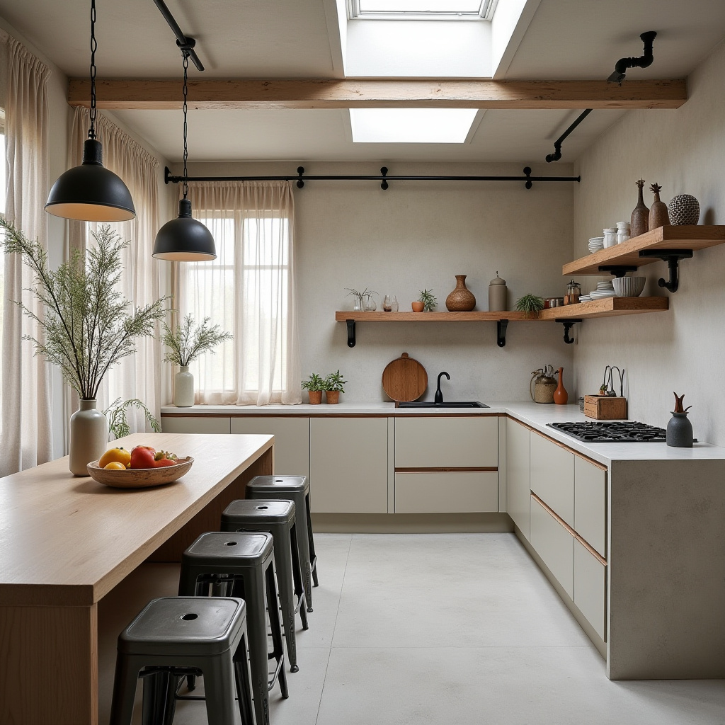 minimal boho kitchen 10