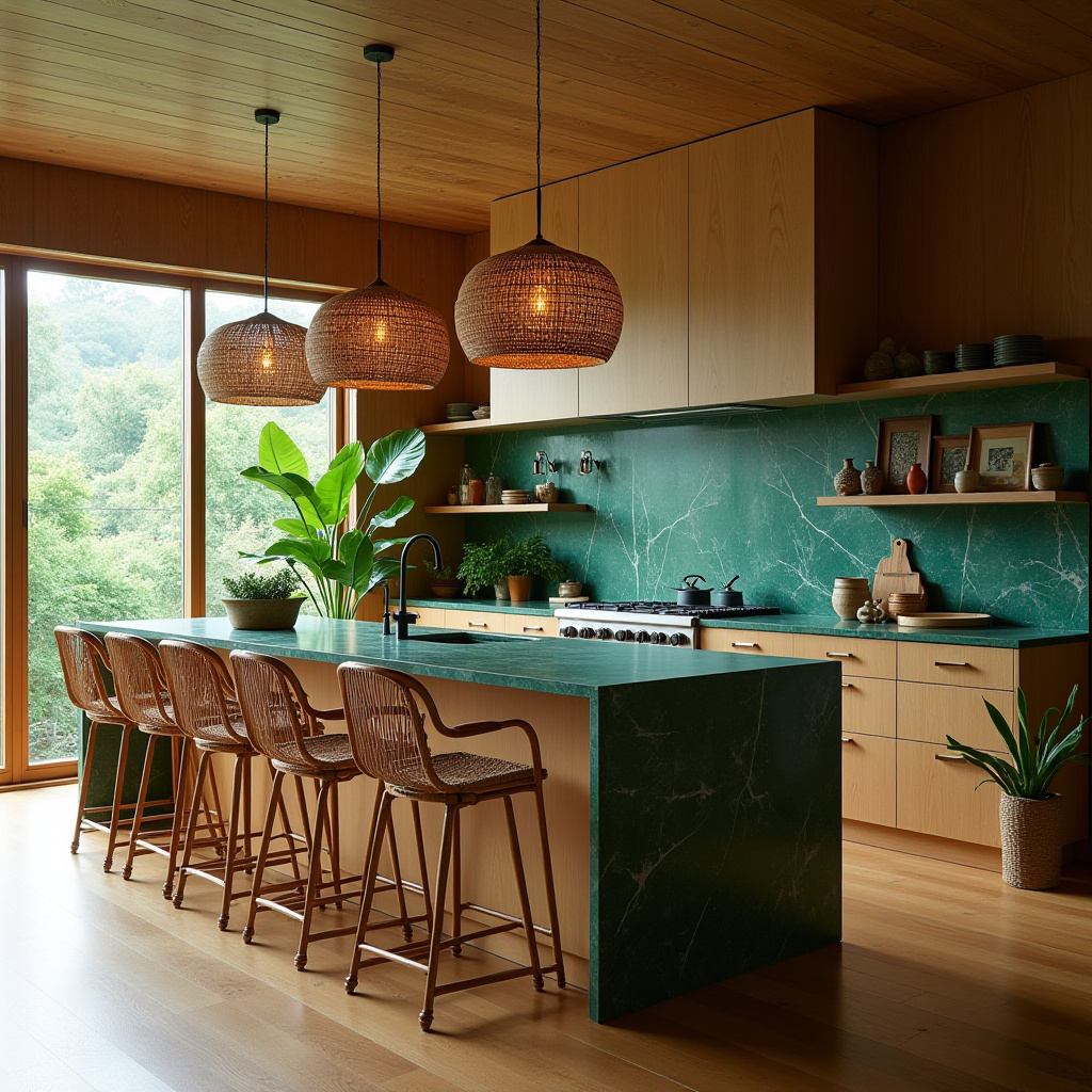 minimal boho kitchen 15