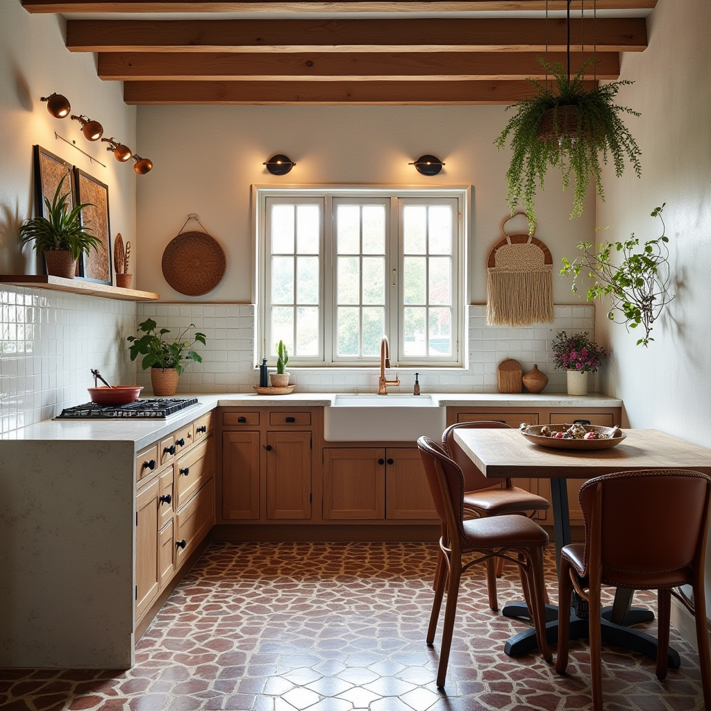 minimal boho kitchen 19