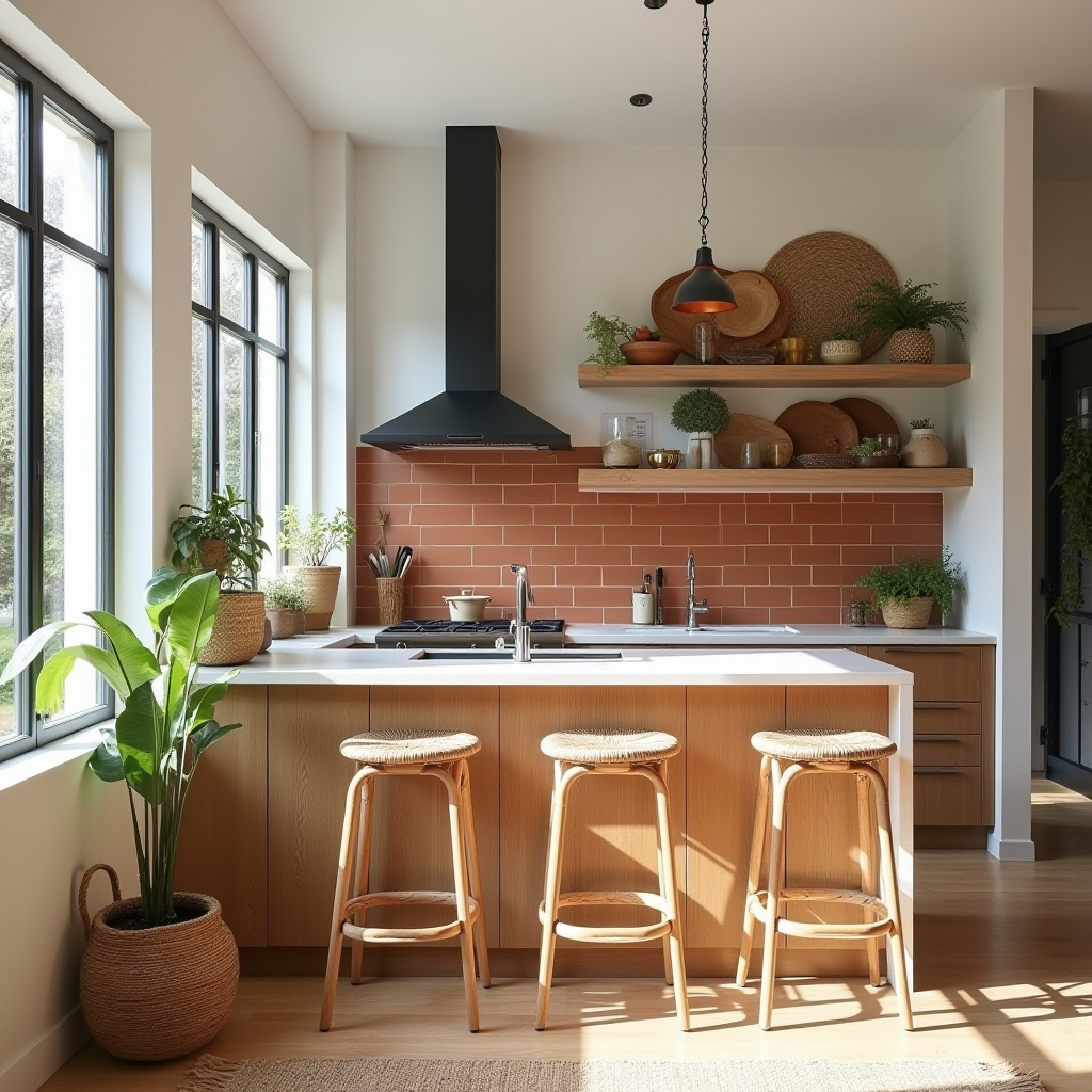 minimal boho kitchen 2