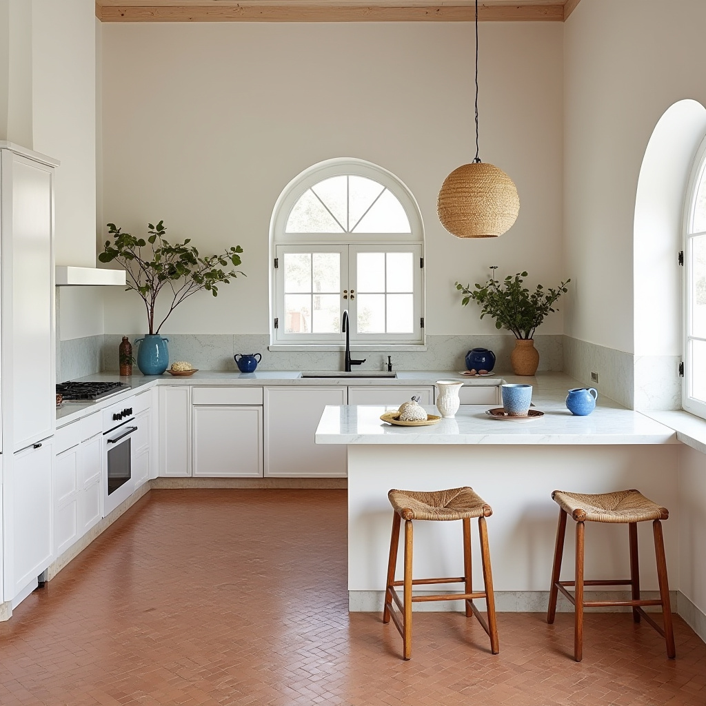 minimal boho kitchen 23
