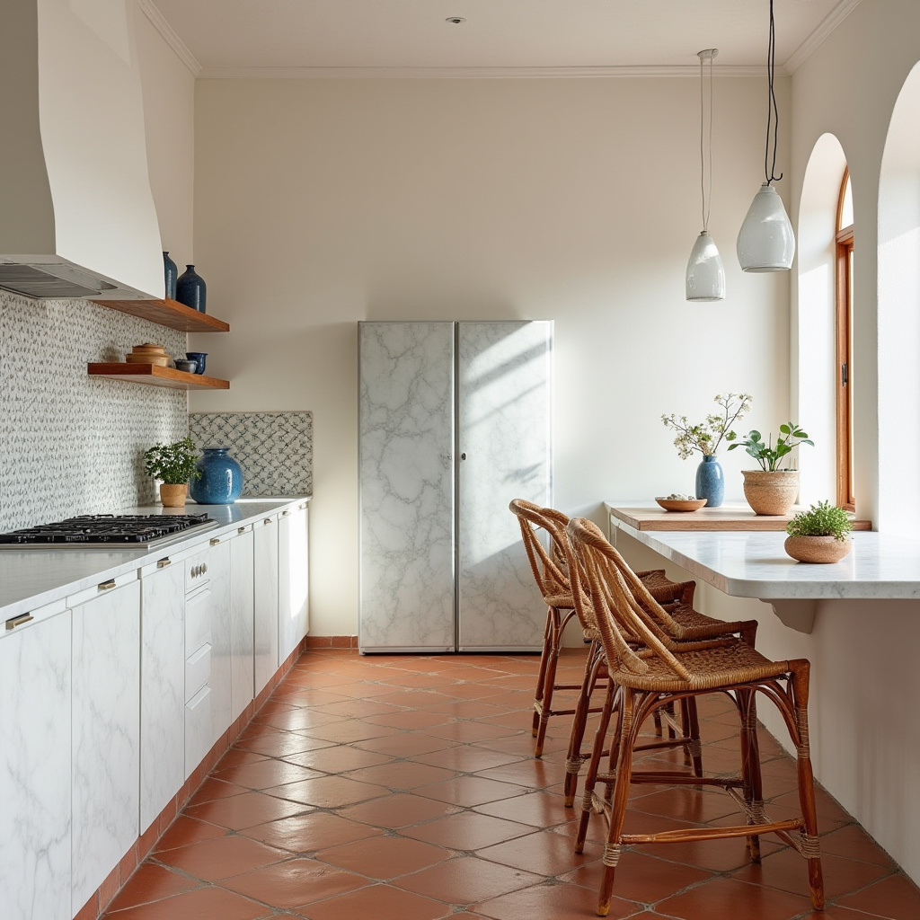 minimal boho kitchen 24