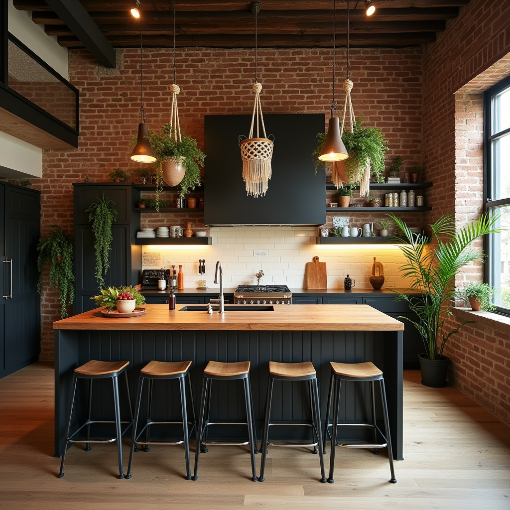 minimal boho kitchen 27