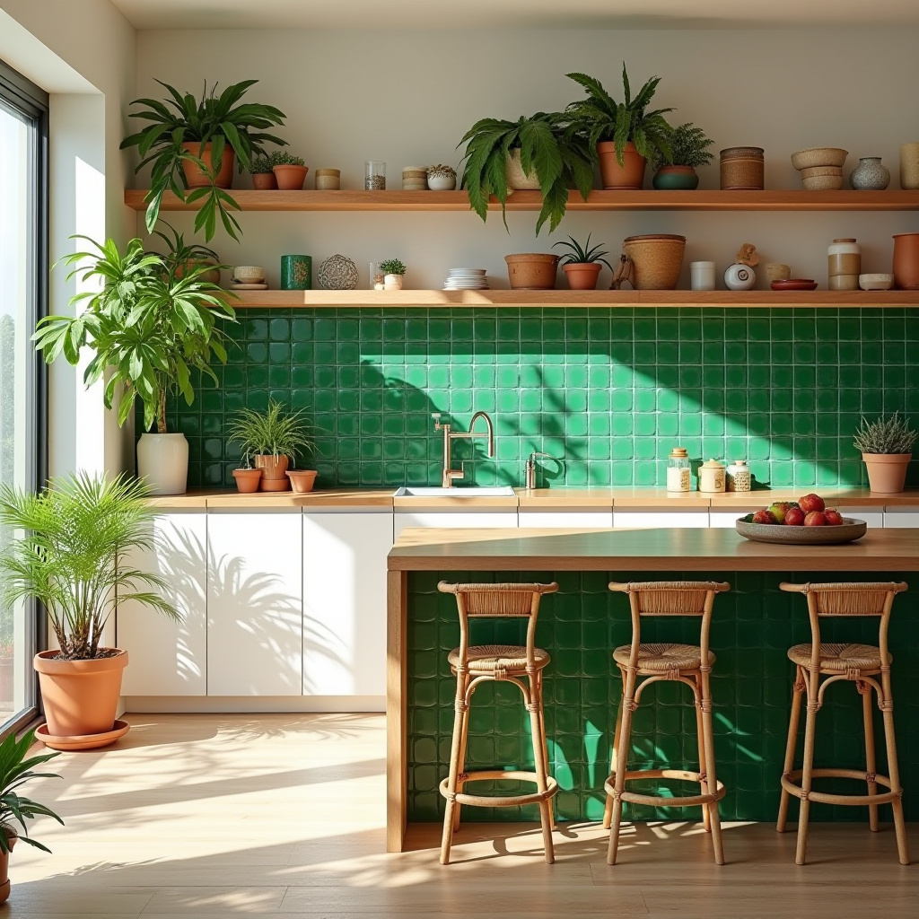 minimal boho kitchen 31