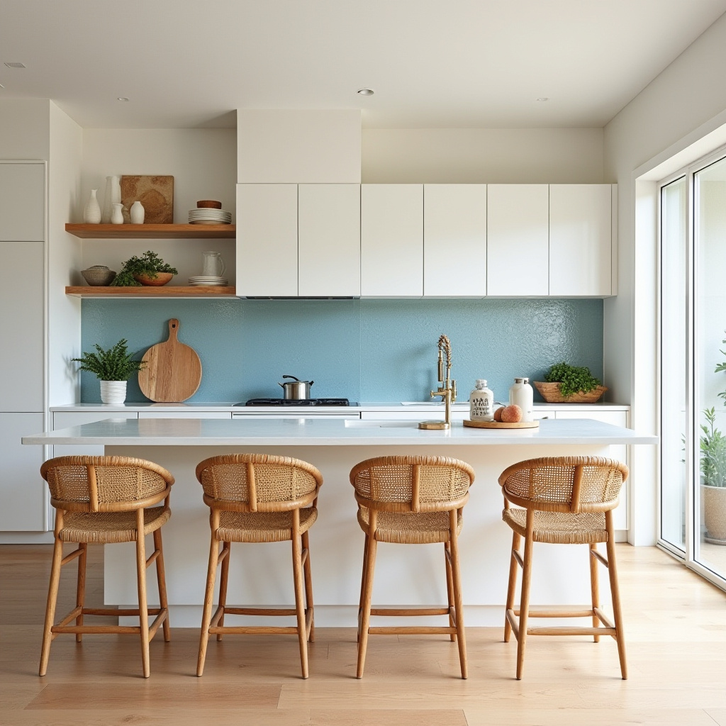 minimal boho kitchen 35