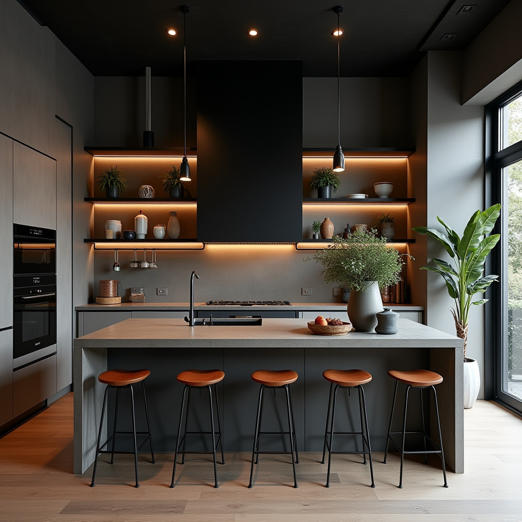 minimal boho kitchen 37