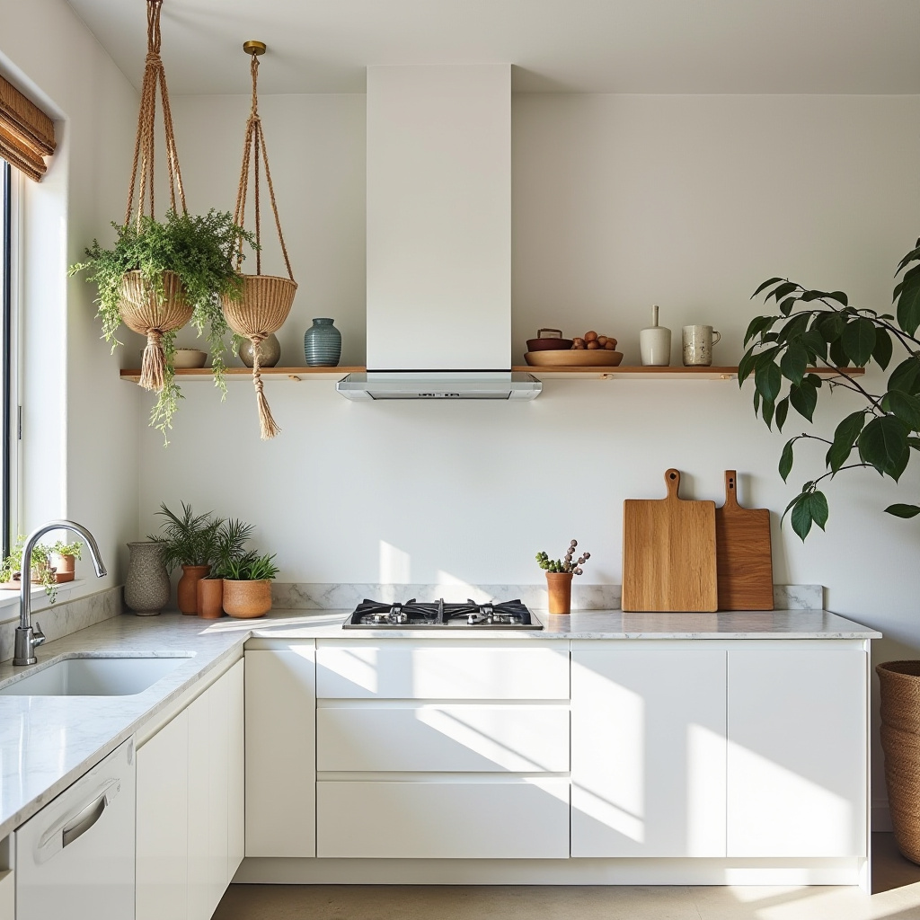 minimal boho kitchen 4
