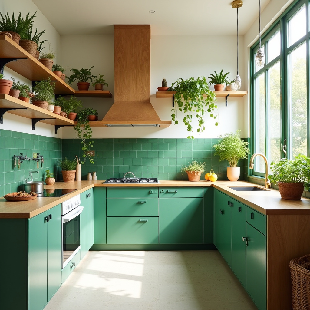 minimal boho kitchen 7