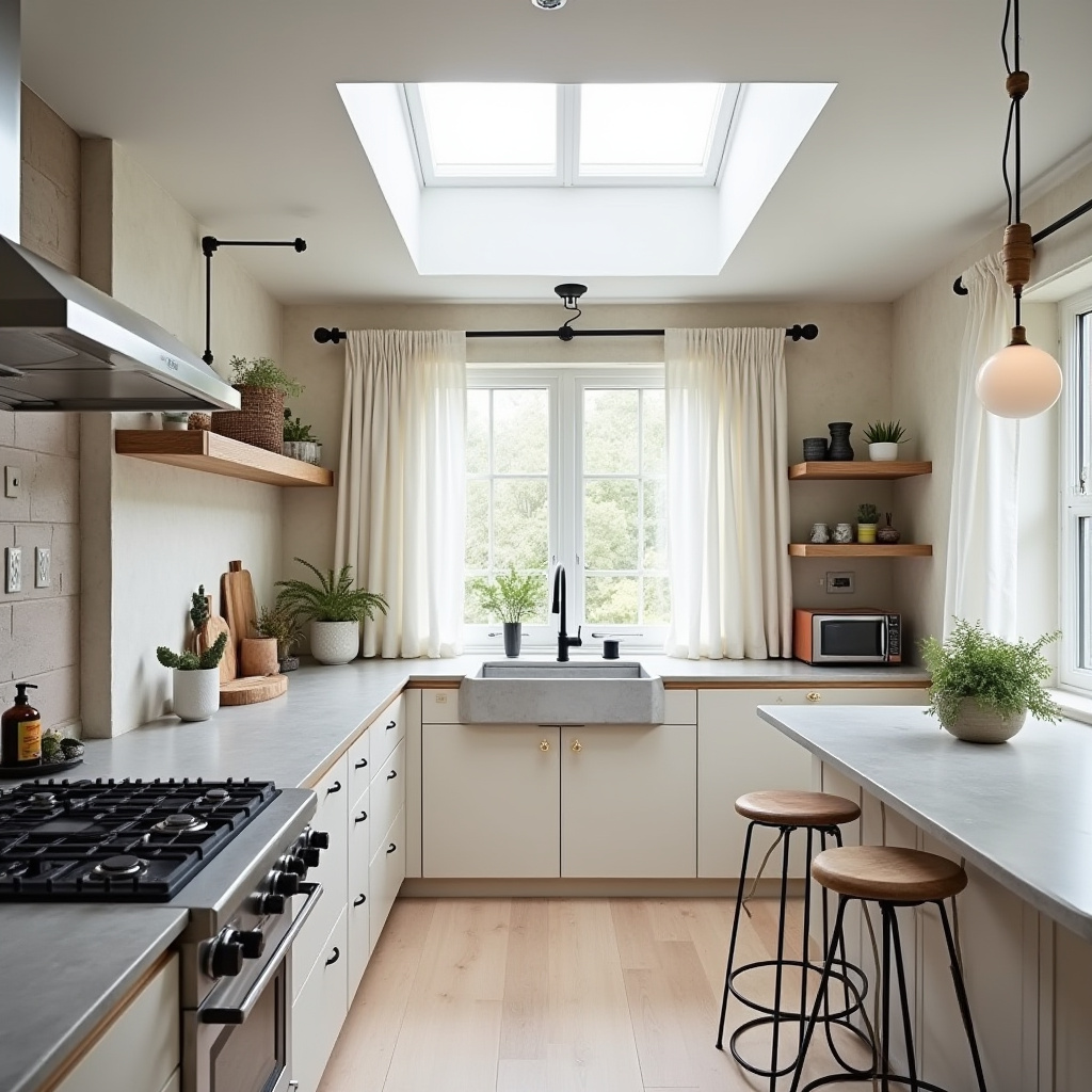 minimal boho kitchen 9