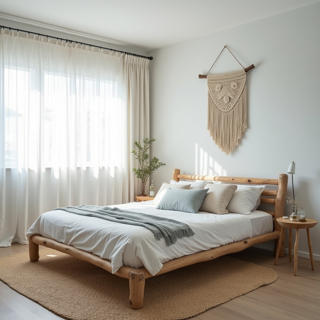 minimalist boho bedroom 10