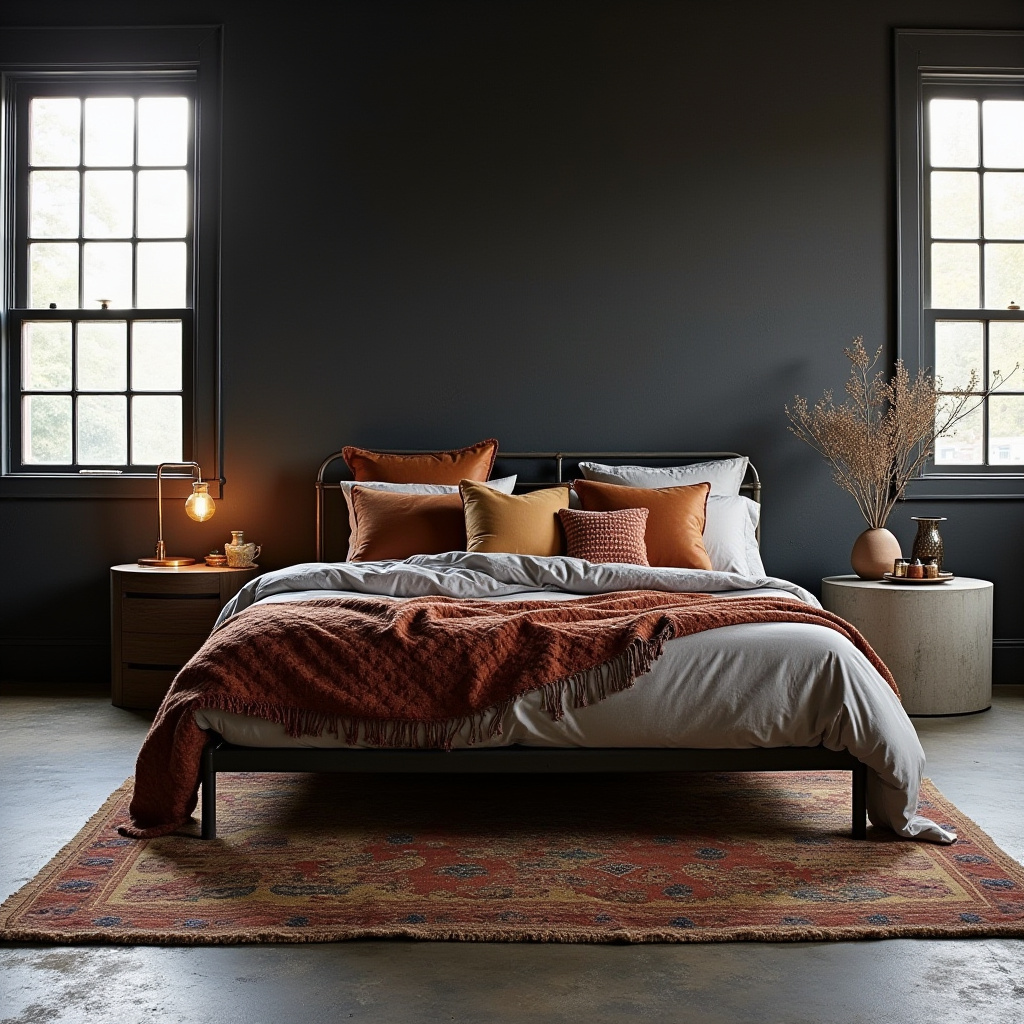 minimalist boho bedroom 12