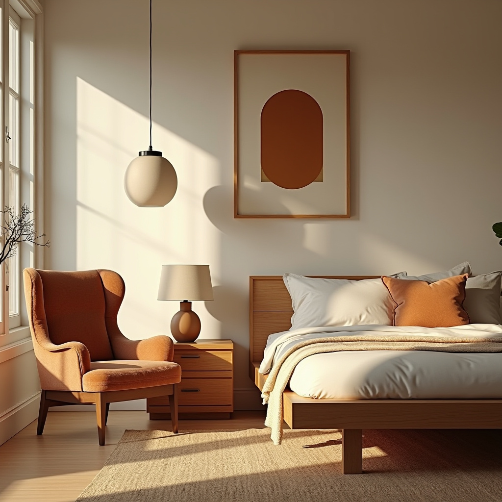 minimalist boho bedroom 14