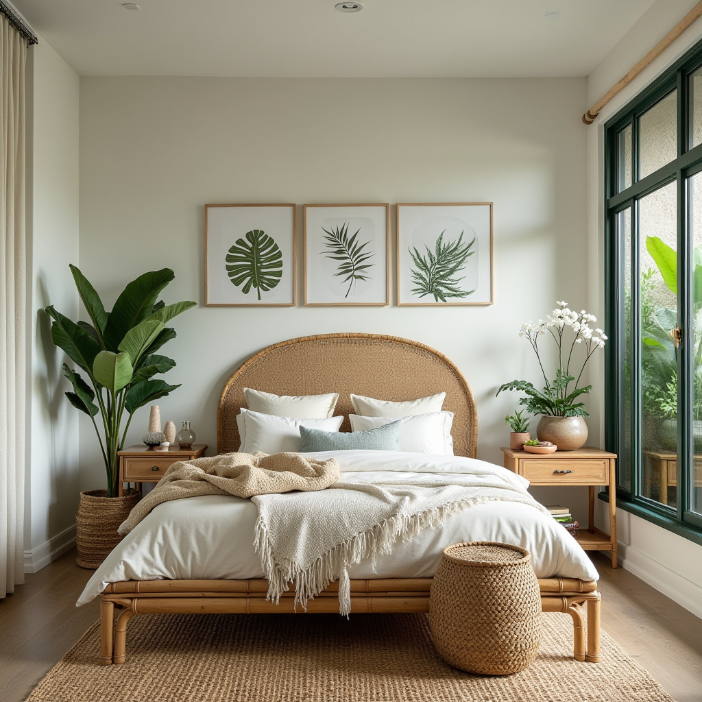 minimalist boho bedroom 16