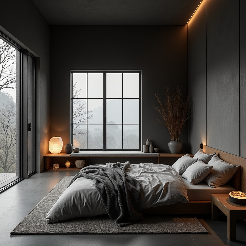 minimalist boho bedroom 17