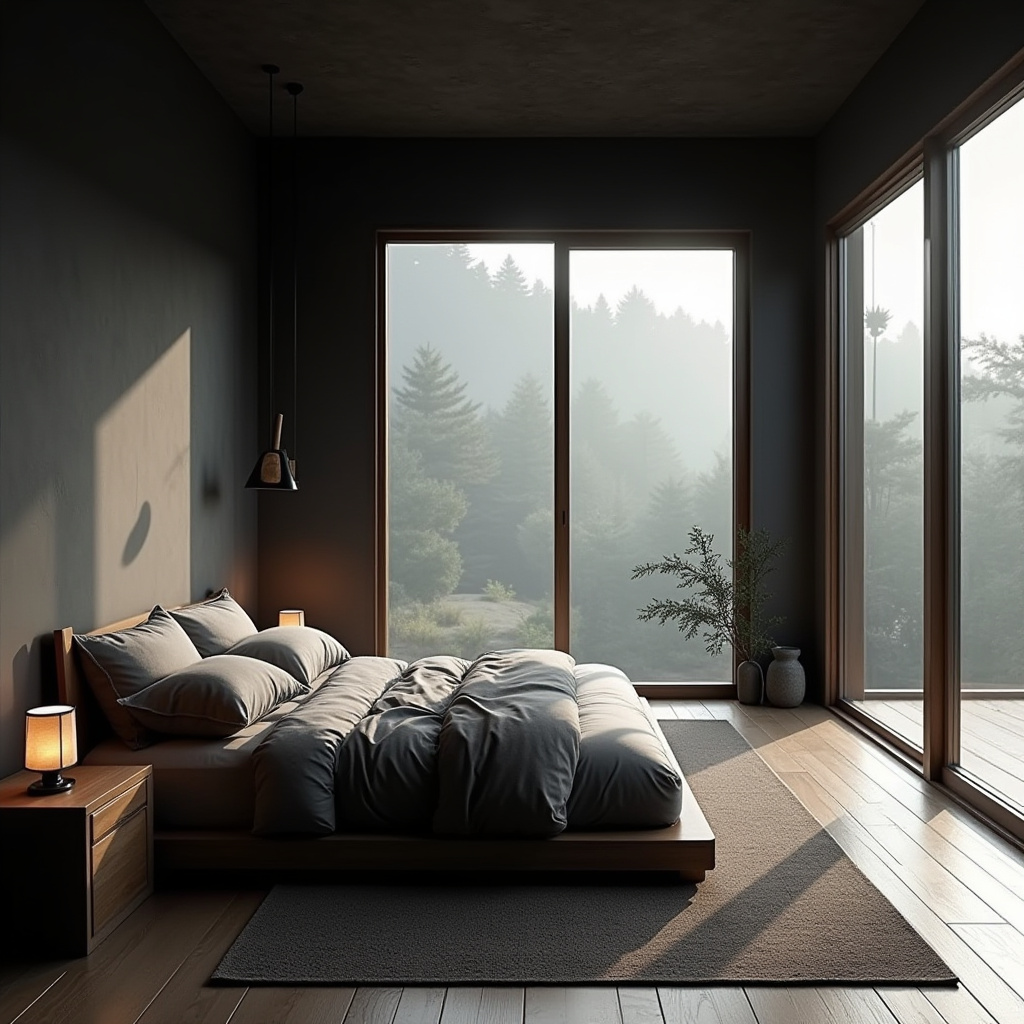 minimalist boho bedroom 18