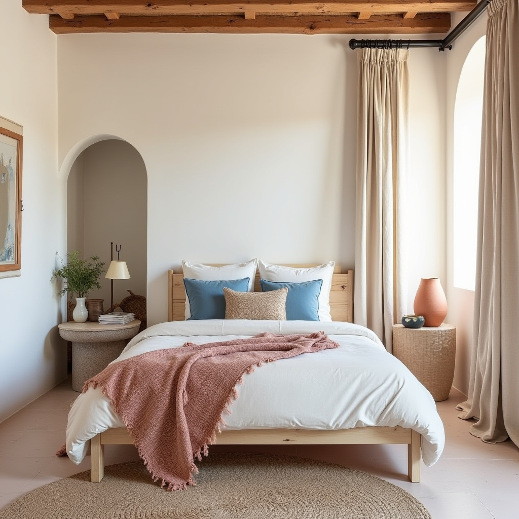 minimalist boho bedroom 20