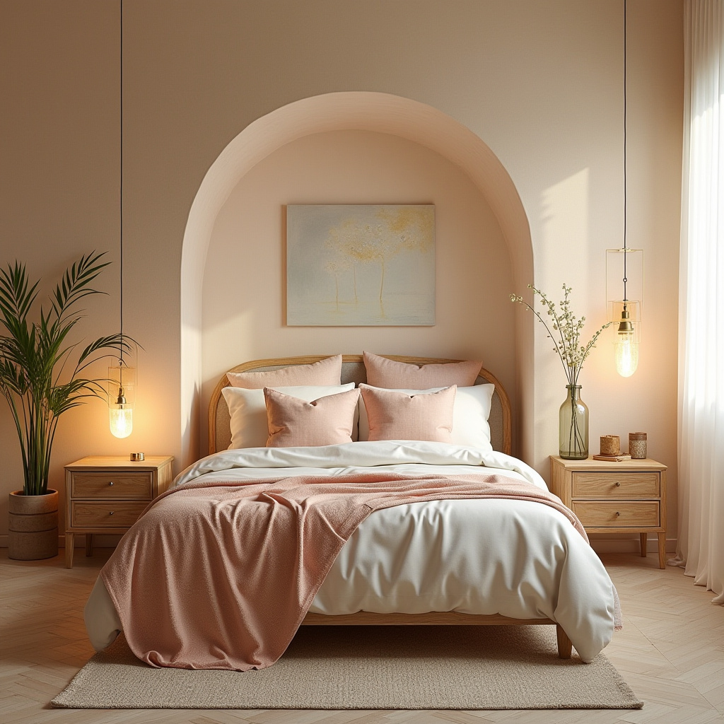 minimalist boho bedroom 22