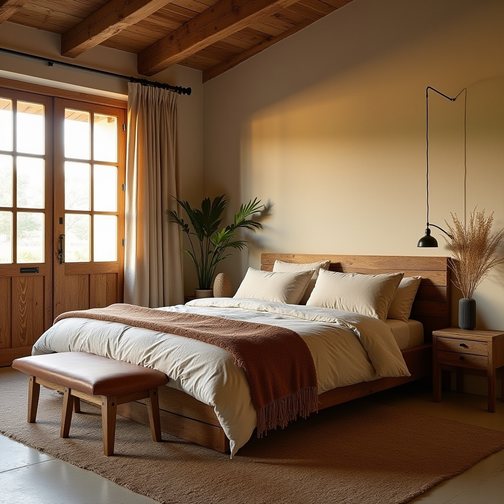 minimalist boho bedroom 24