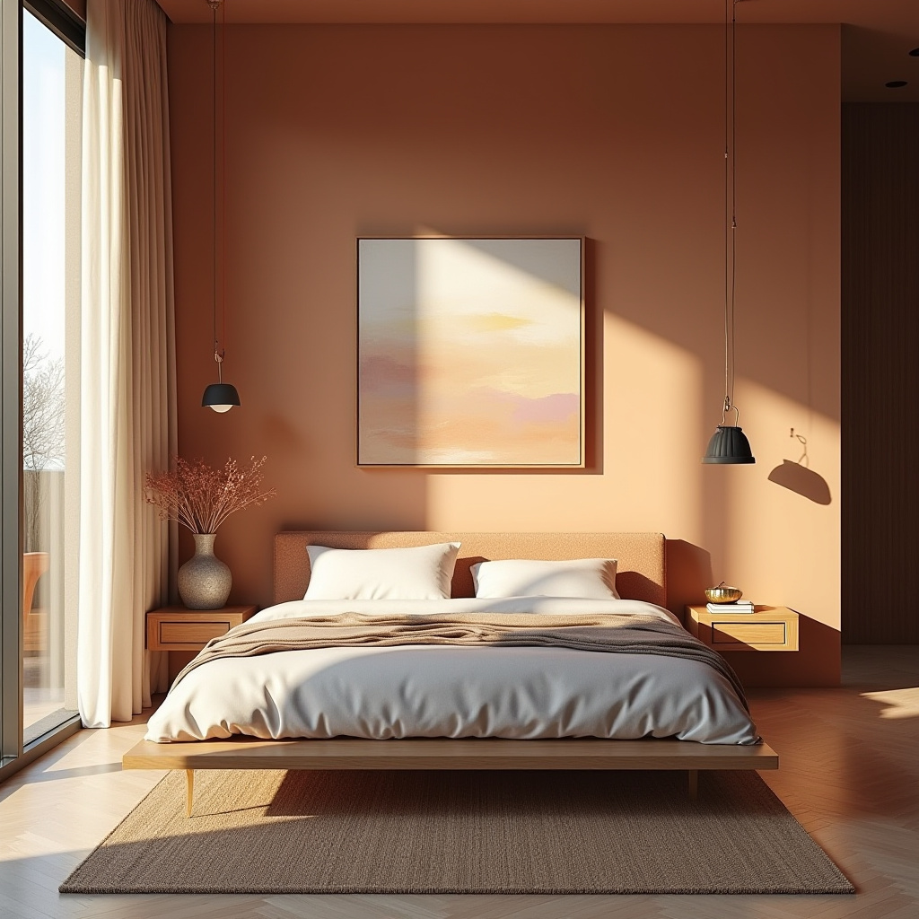 minimalist boho bedroom 26