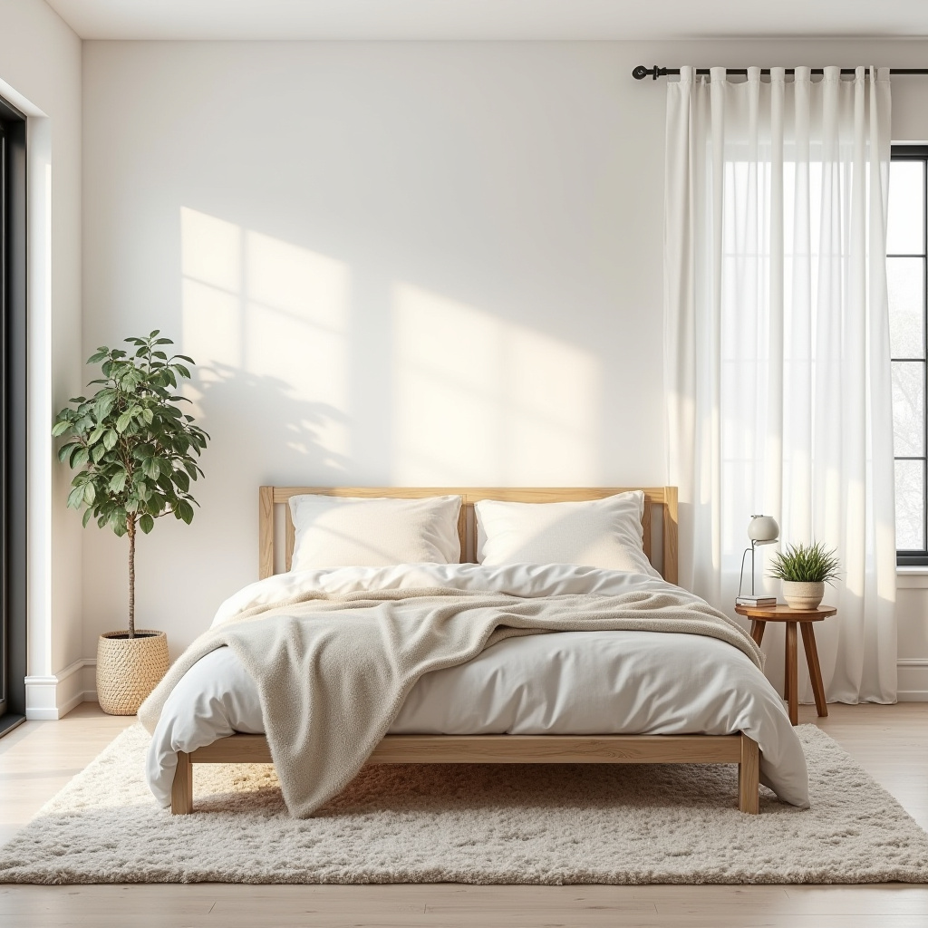 minimalist boho bedroom 30
