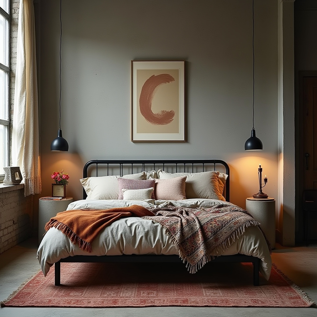 minimalist boho bedroom 38