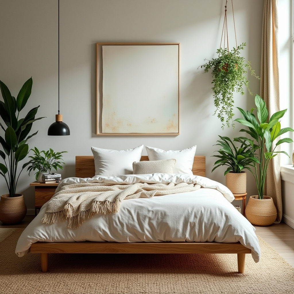 minimalist boho bedroom 39