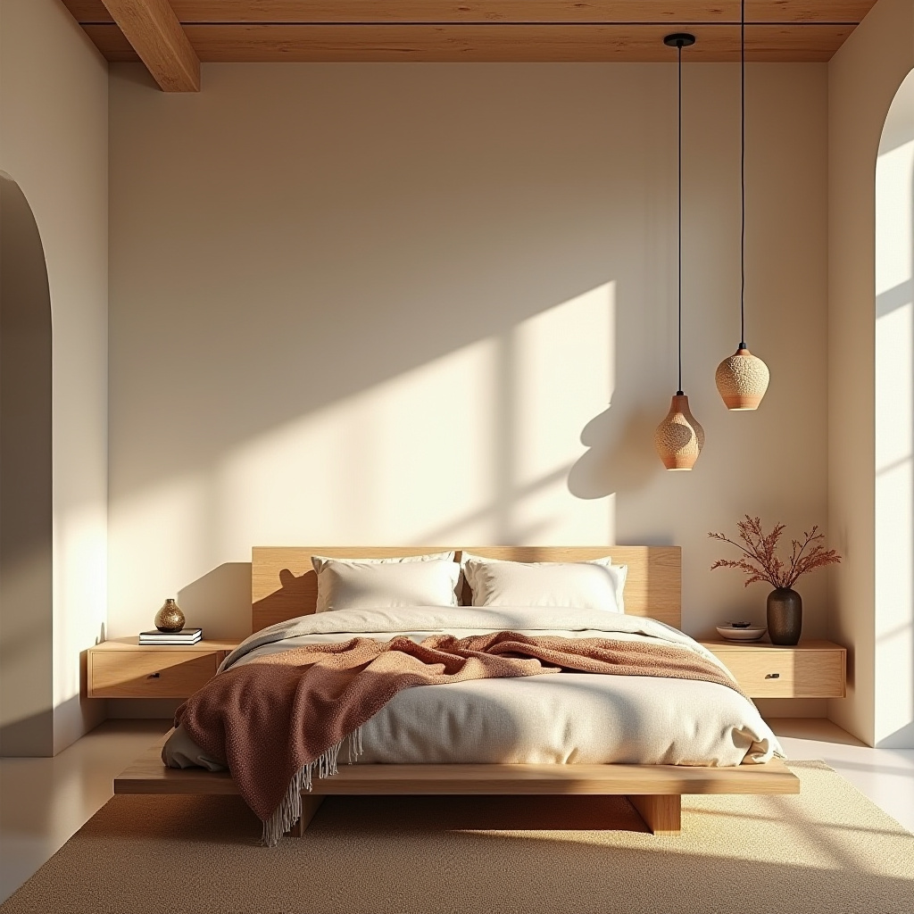 minimalist boho bedroom 4