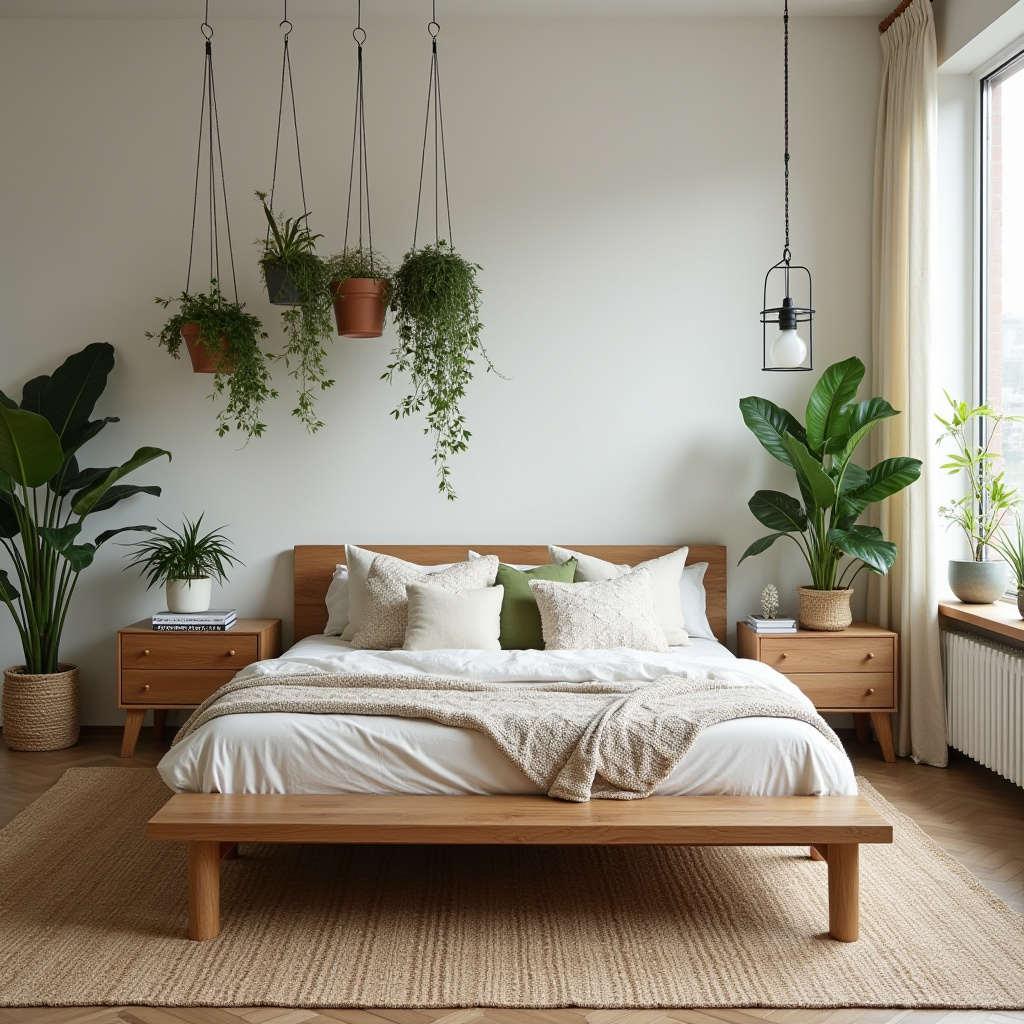 minimalist boho bedroom 40
