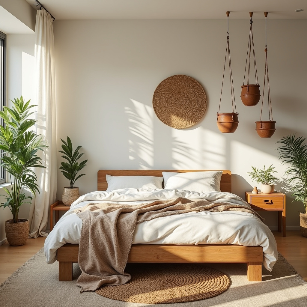 minimalist boho bedroom 7