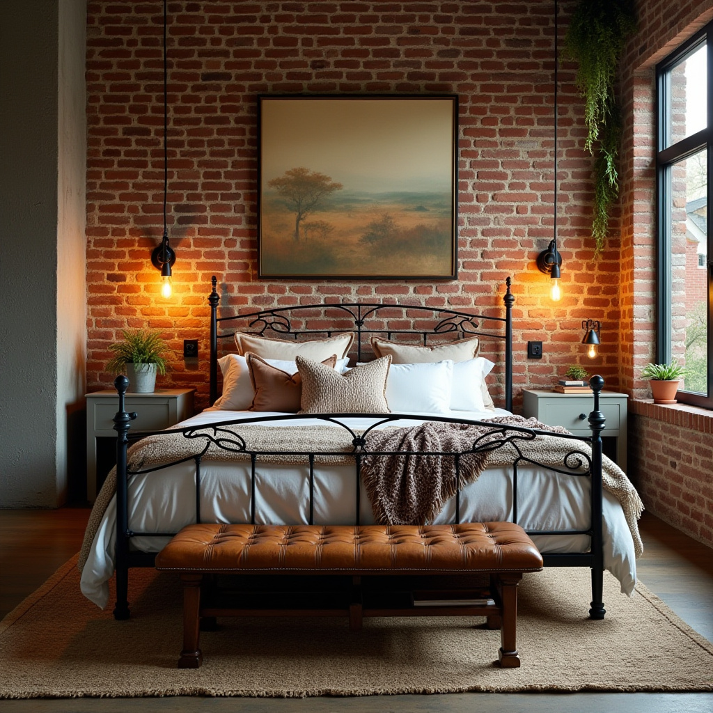 modern boho bedroom 14