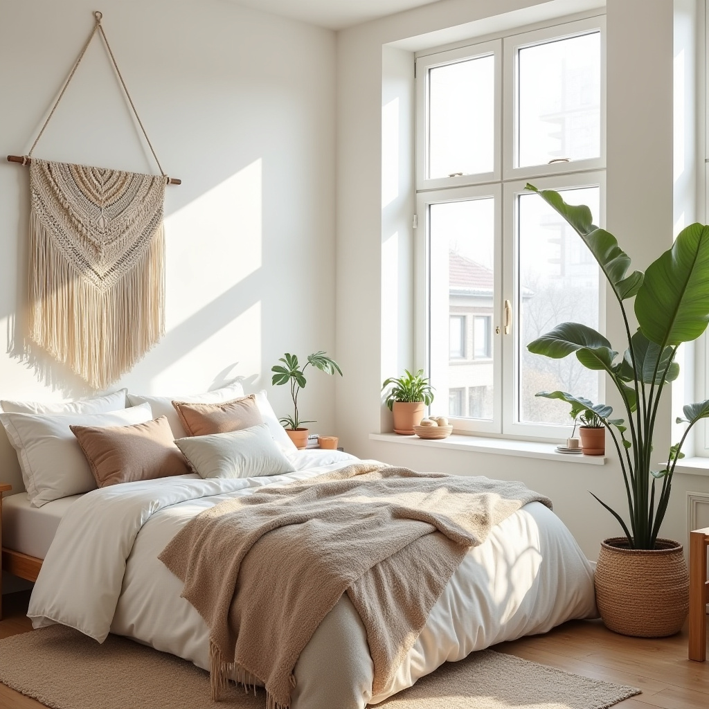 modern boho bedroom 15