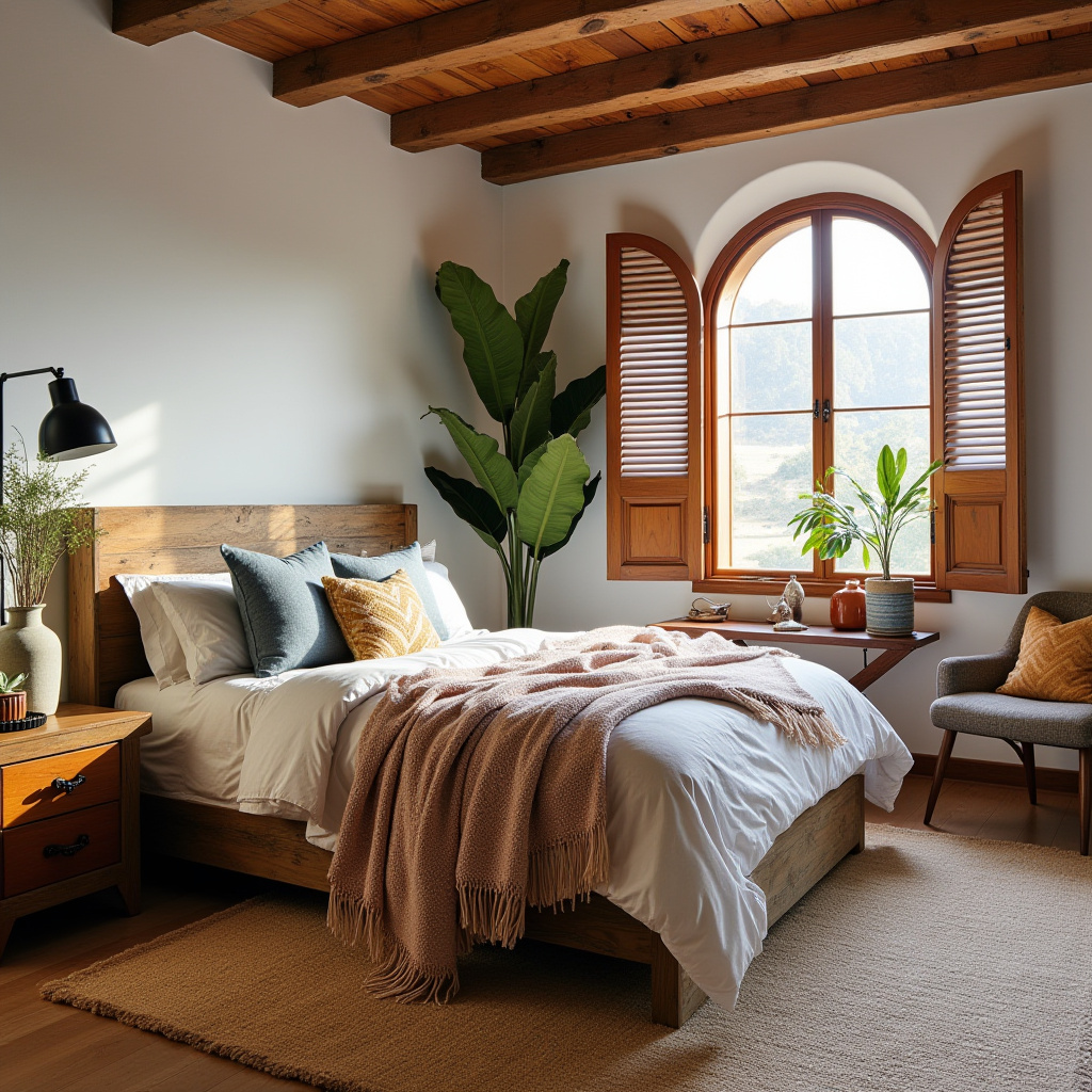 modern boho bedroom 24