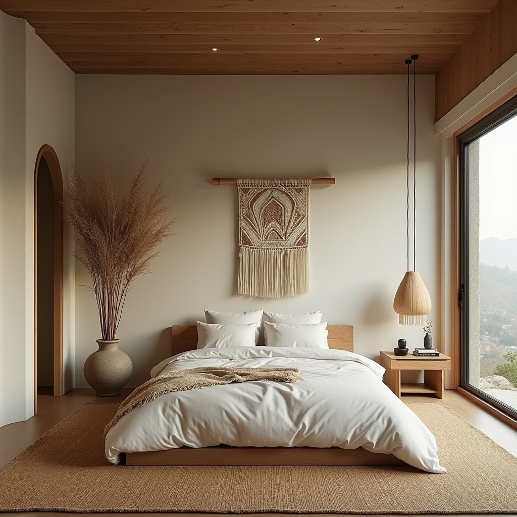 modern boho bedroom 25