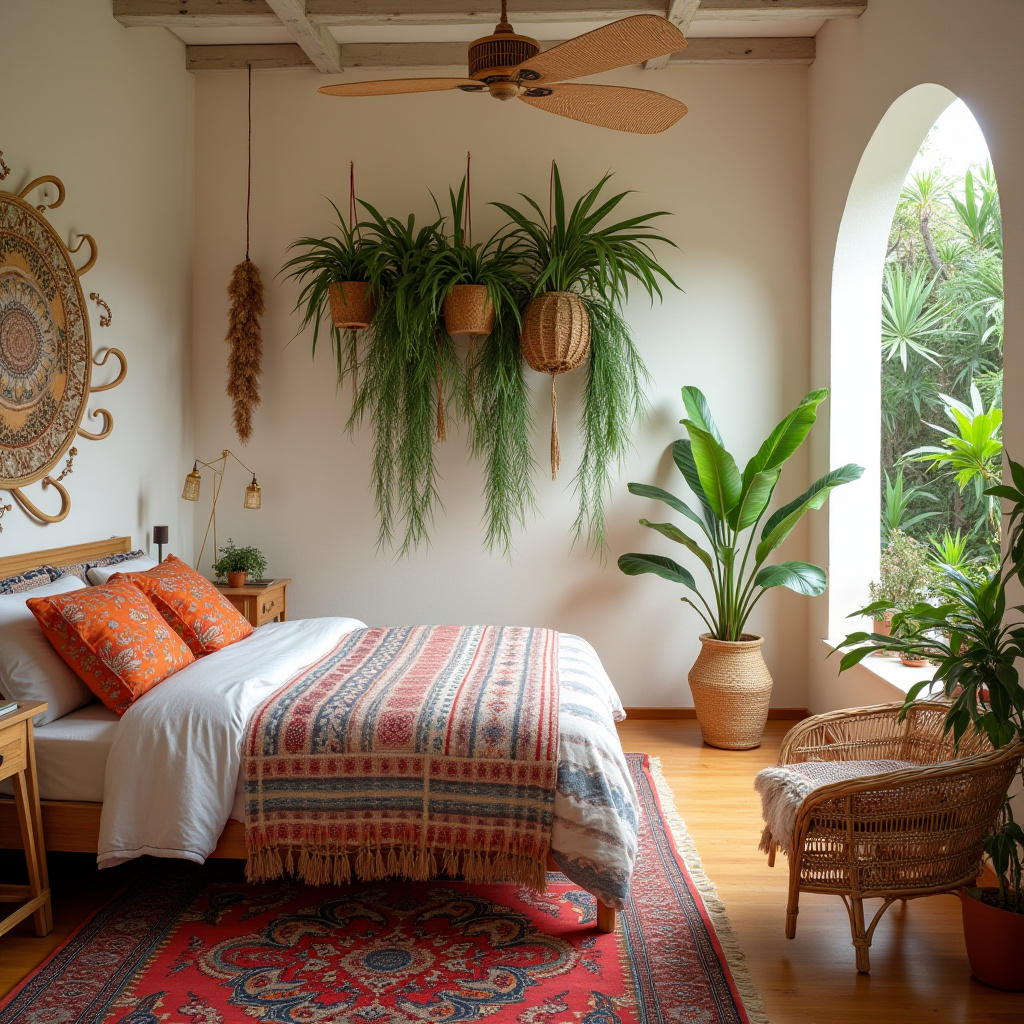 modern boho bedroom 27