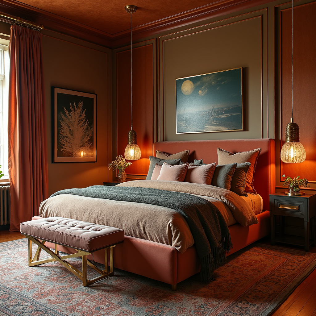 modern boho bedroom 32