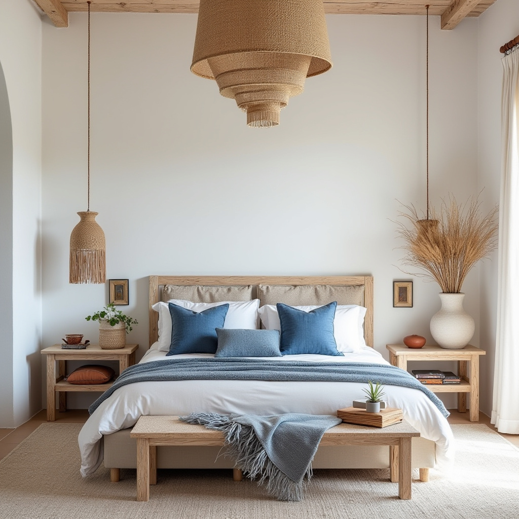 modern boho bedroom 35