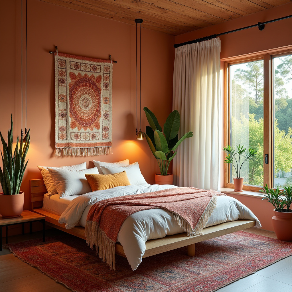 modern boho bedroom 4