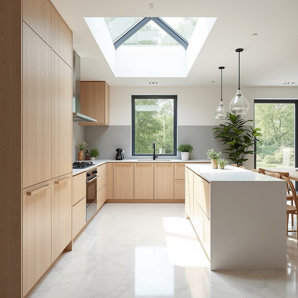 modern boho farmhouse kitchen 12