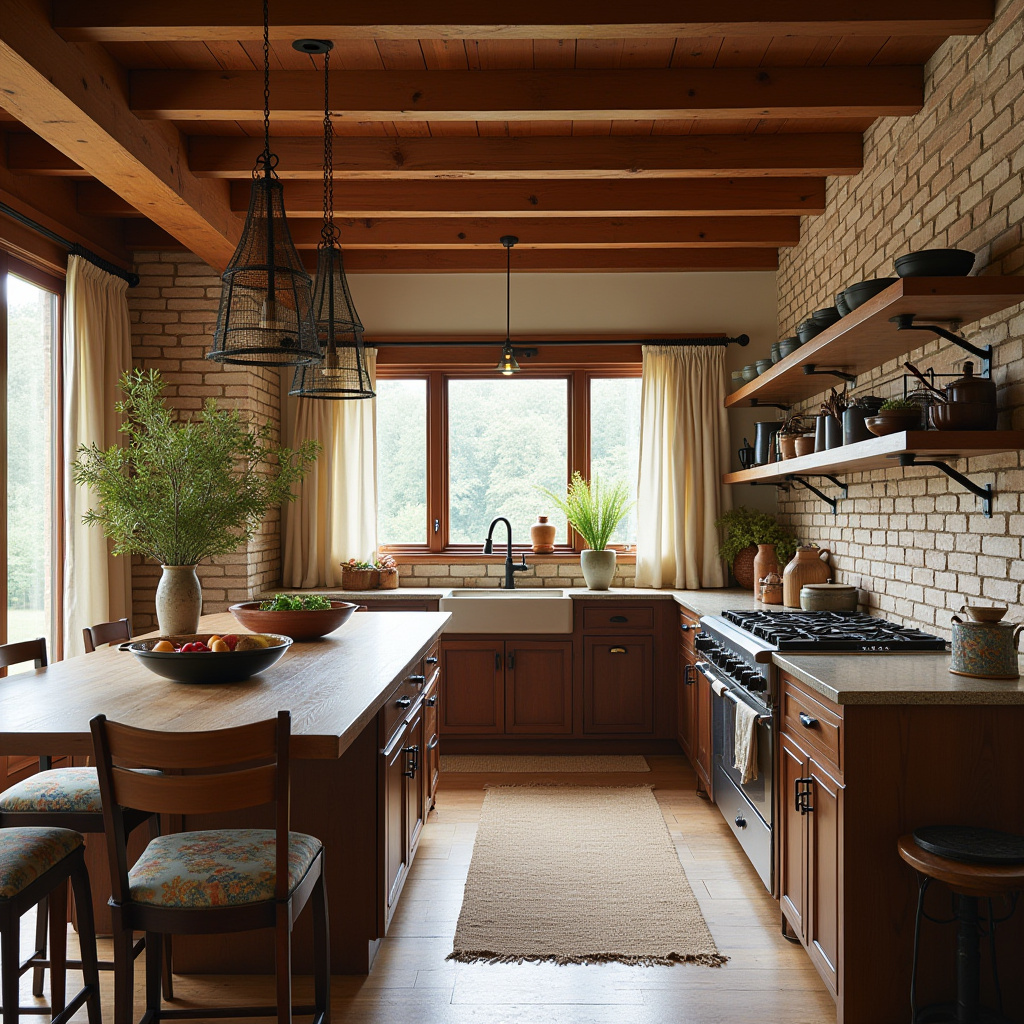 modern boho farmhouse kitchen 13