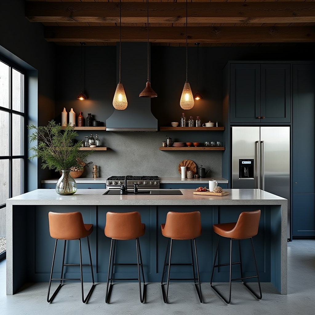 modern boho farmhouse kitchen 20