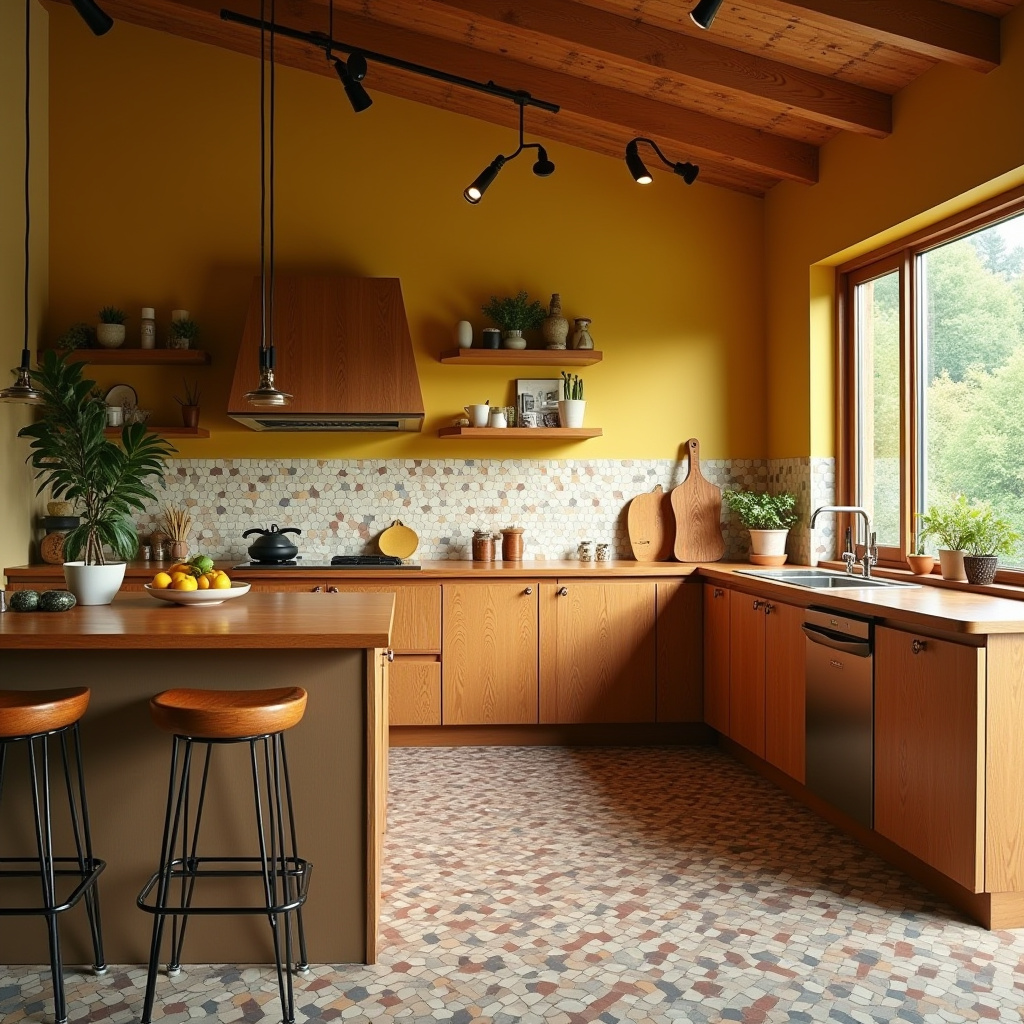 modern boho farmhouse kitchen 21