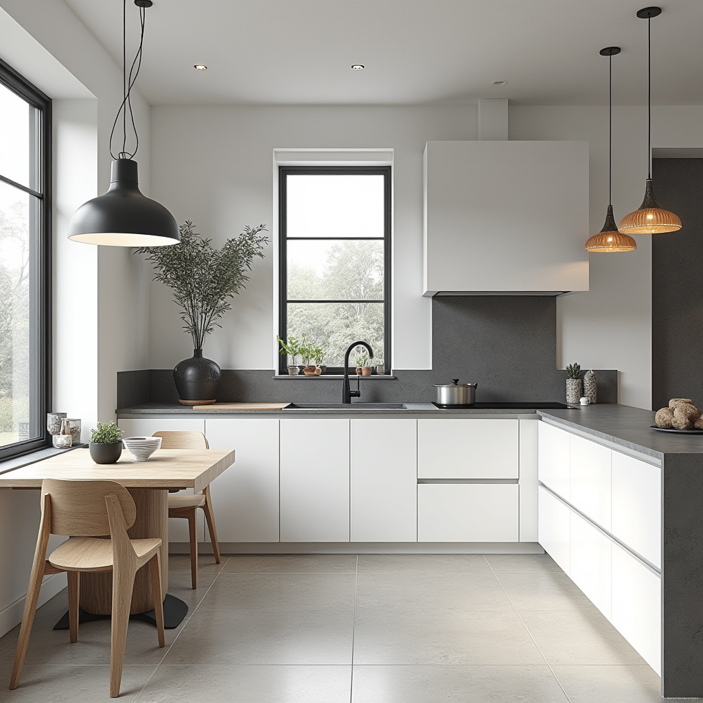 modern boho farmhouse kitchen 28